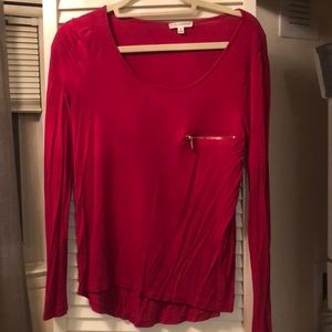 Zenna Outfitters Long Sleeve Shirt with Zipper